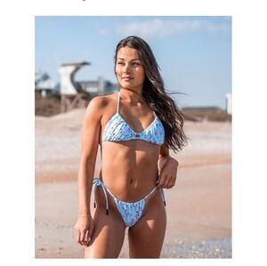 Flamingo Team Six Scrunch Bikini